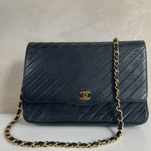 Chanel Handbag Small Chevron Flap